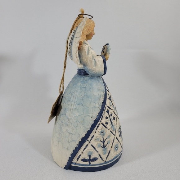 Jim Shore 114404 But The Plans Of The Lord Stand Firm Resin Angel Psalms 33:11 - Picture 5 of 13